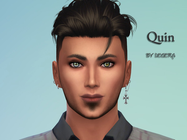 Sims 4 — Quin by Degera — The cutest sweetheart in town! Quin's seeking a soulmate. He's good, cheerful and creative. 
