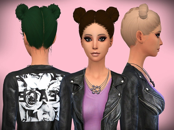 Sims 4 — M-Shi - Sintiklia Dayana Hair Retexture (Mesh Needed) by mikerashi — -21 Colors -Texture made by me ;) I hope