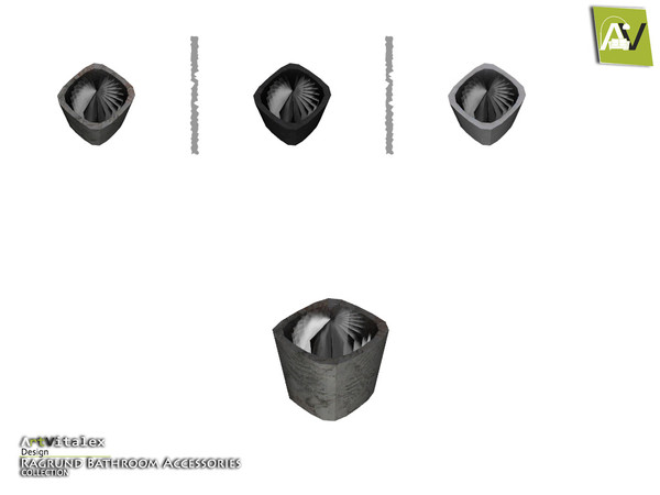 Sims 4 — Ragrund Cotton Tumbler by ArtVitalex — - Ragrund Cotton Tumbler - ArtVitalex@TSR, Feb 2016