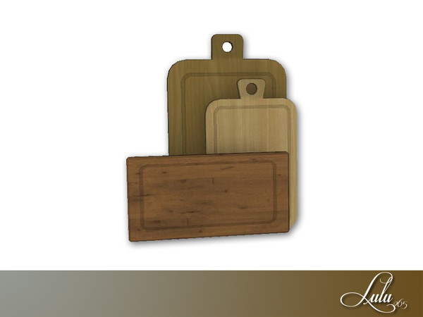 Sims 3 — Loft Kitchen Decor Bread Boards by Lulu265 — Part of the Loft Kitchen Set Fully CAStable