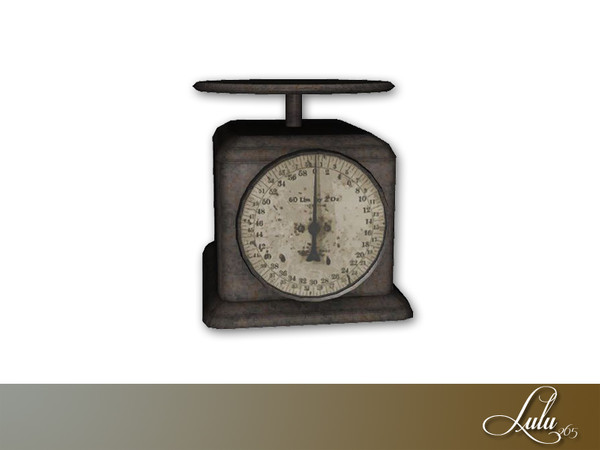 Sims 3 — Loft Kitchen Scale by Lulu265 — Part of the Loft Kitchen Set Fully CAStable