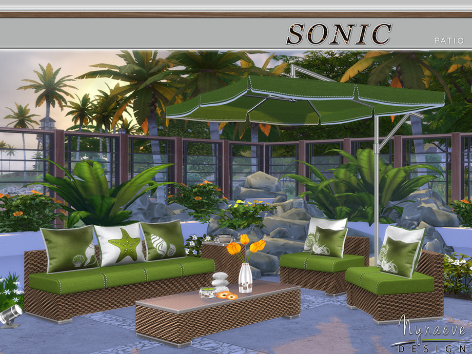 The Sims Resource Sonic Patio - How To Turn Garden Into Patio Sims 4 Cc