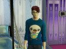 Sims 4 — Oshawott Shirt Recolor by LoganOshawott — My first ever try at Modding... well recoloring. So I used my favorite