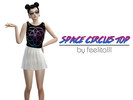 Sims 4 — Space Circles Top (Recolor) - Perfect Pation needed by feelitalll — Recolor of the base top The Sims 4: Perfect