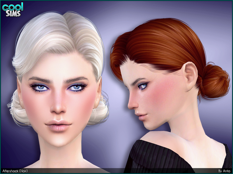 Sims 4 Bun Hair Images