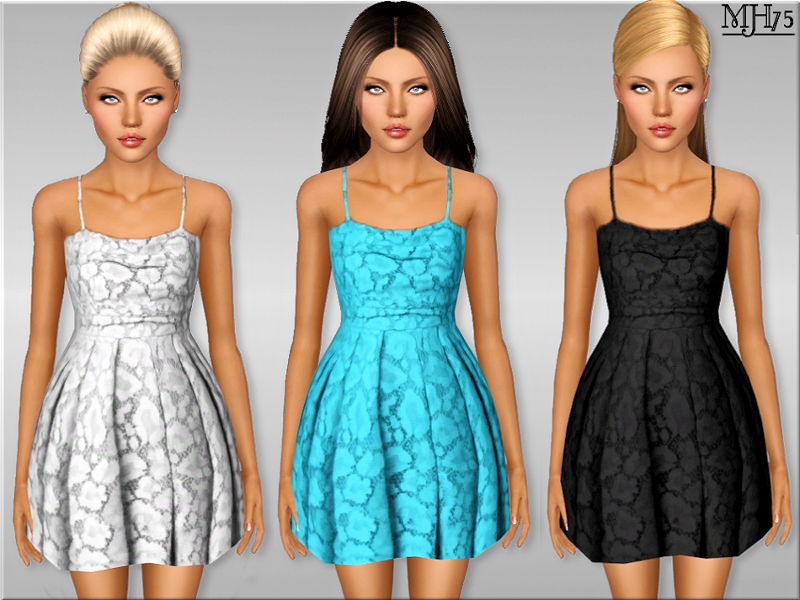The Sims Resource - S3 Promises Dress [Teen]