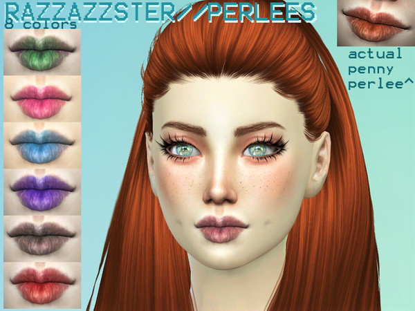 Sims 4 — Razzazzster//PERLEES lipstick by razzazzster2 — Inspired by LimeCrime's PERLEE lipsticks, specifically PENNY.