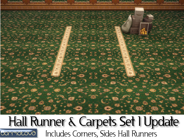 Sims 4 — Hall Runner Horizontal by abormotova2 — From Hall Runner and Carpet Set 1 UPDATE, will not be inline with the