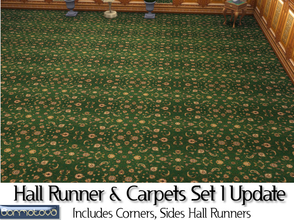 Sims 4 — No Border Vertical Carpet by abormotova2 — This is part 2 (vertically laid) of Update of Hall Runner and Carpets