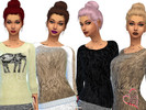 Sims 4 — Fur Sweaters Set - Cool Kitchen needed by As_Sims — Set of fur sweaters, perfect for everyday, formal and party