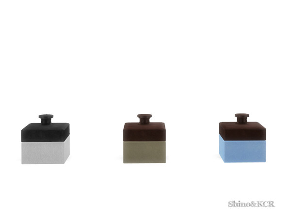 Sims 4 — Cologne - Container by ShinoKCR — Ceramic Container with Lid, 2 Colors