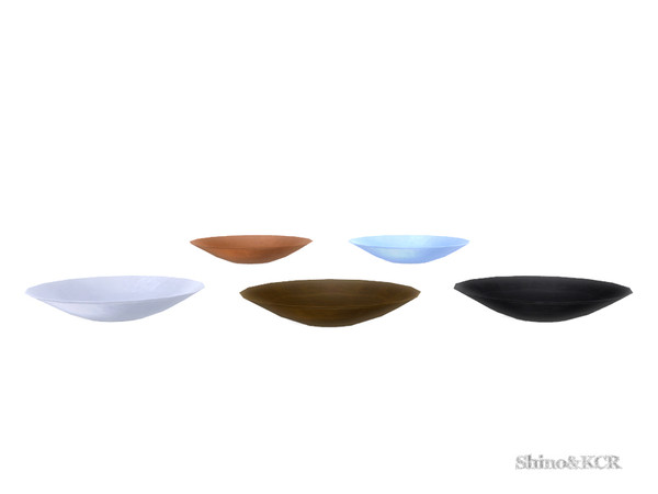 Sims 4 — Cologne - Bowl wooden by ShinoKCR — large wooden bowl, handcrafted