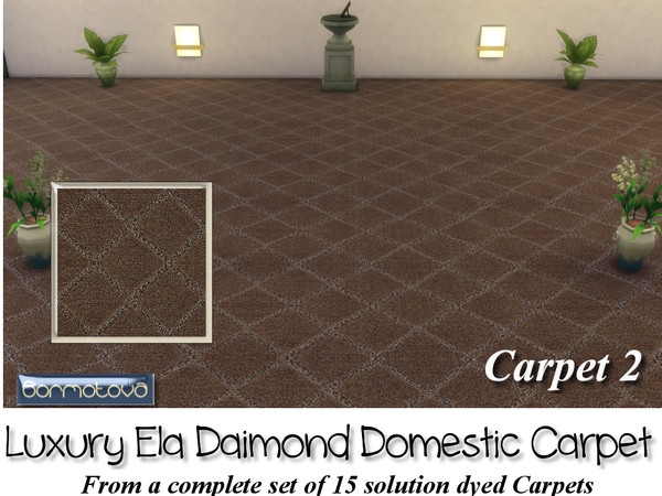 Sims 4 — Ela Diamond Domestic Carpet 2 by abormotova2 — Ela Diamond Domestic Carpet 1 from the complete set of solution