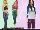 Sims 4 — [TS4]_PikooFemPants05 by pikoo — Jeans for your female sims 4 resident. Hope you guys love it. Please dont