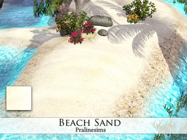 Sims 3 — Beach Sand by Pralinesims — By Pralinesims