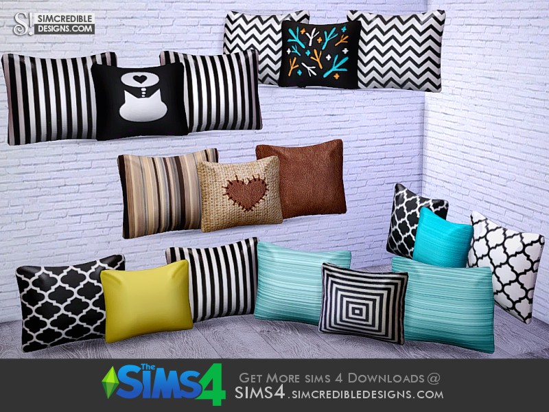 The Sims Resource Young way Living cushions