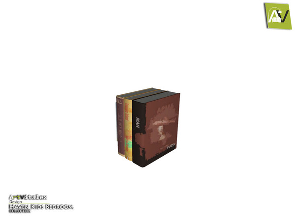 Sims 4 — Haven Kids Vertical Books by ArtVitalex — - Haven Kids Vertical Books - ArtVitalex@TSR, Mar 2016