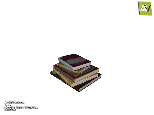 Sims 4 — Haven Kids Horizontal Books by ArtVitalex — - Haven Kids Horizontal Books - ArtVitalex@TSR, Mar 2016