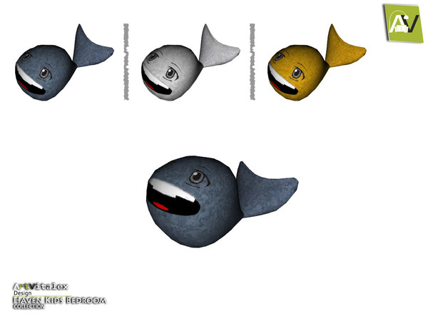 Sims 4 — Haven Kids Fish Decor by ArtVitalex — - Haven Kids Fish Decor - ArtVitalex@TSR, Mar 2016