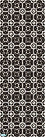Sims 2 — Studio K Flower Power - Simple Black by StudioKhagerks — 