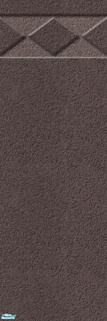 Sims 2 — Studio K Stucco 03 - Plum Brown by StudioKhagerks — 