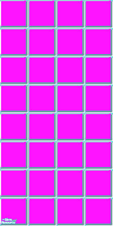 Sims 2 — Coloured Tiles - Bright Purple by simonandy — Coloured wall tiles in bright purple