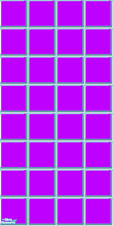 Sims 2 — Coloured Tiles - Deep Purple by simonandy — Coloured wall tiles in deep purple