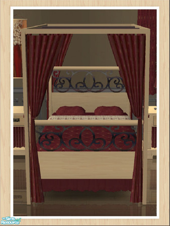 Sims 2 — Cozy Cottage Bedroom Canopy by jlk2400 — Part of my Cozy Cottage Bedroom set. This is canopy only- bed frame is