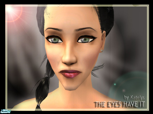 Sims 2 — The Eyes Have It - 9fb1d83e Green by TSR Archive — Green shade of gray.