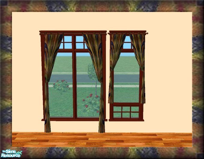 Millwork Sim The Sims Resource - Millwork Set - Loft Curtain