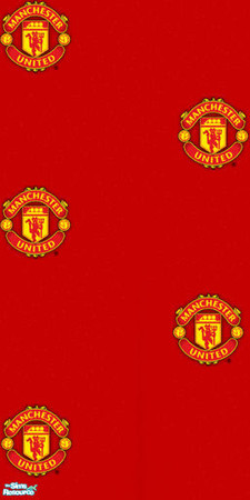 Sims 2 — Manchester United Set - Wall 3 by poohbear7882 — A Manchester United wall.