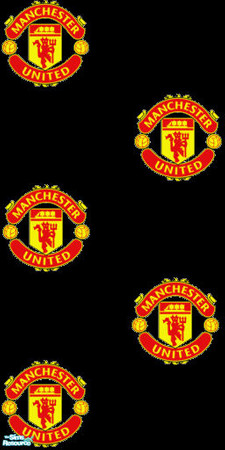 Sims 2 — Manchester United Set - Wall 2 by poohbear7882 — A Manchester United wall.