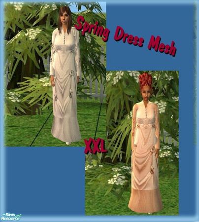 Sims 2 — XXL Dresses -  Mesh by simscom — Brought to you by the Sims2 Community Project.........Please enjoy this set we
