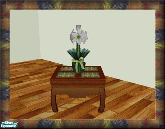 Sims 2 — Millwork Set  - Holiday Hyacinth by jeni — A co-ordinating Holiday Hyacinth.
