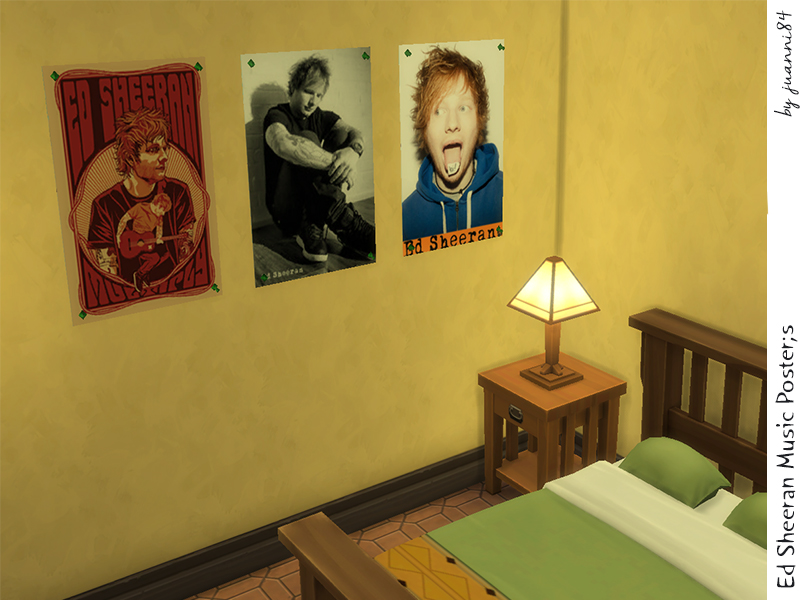 The Sims Resource 4 Set's of Music Band Poster's v2