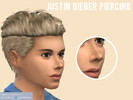 Sims 4 — Nose piercing (right) by justine77_7 — This is the place where Justin has a nose piercing.