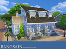 Sims 4 — 014 Studio house by myskyring2 — Vintage studio home with many extras, featuring one bedroom and two bathrooms.