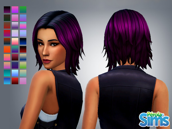 Sims 4 — Short Hair Recolor - Get Together needed by ProlaG — Short hair color. It comes in 30 recolors. I hope you like