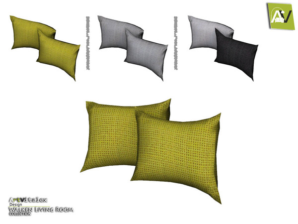 Sims 4 — Walken Seat Cushion II by ArtVitalex — - Walken Seat Cushion II - ArtVitalex@TSR, Mar 2016