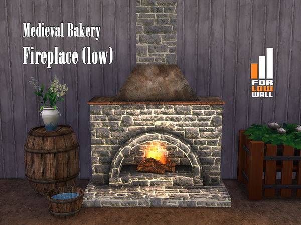 Kiolometro's Medieval Bakery Fireplace (low)