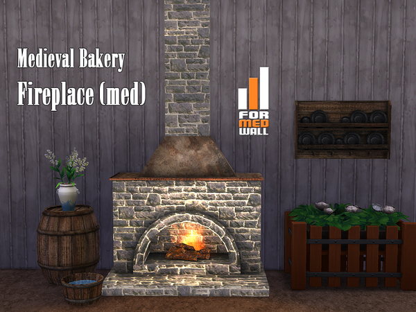 Kiolometro's Medieval Bakery Fireplace (med)