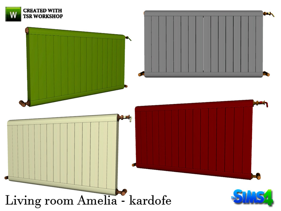 Sims 2 Radiator The Sims Resource | kardofe_Living room Amelia_Radiator
