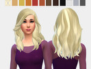 Sims 4 — Romatic Garden Long Hair Retexture/Recolor - Natural by ehriney — for some people asked me for a natural colored