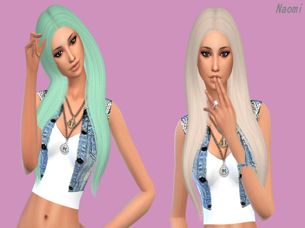 Sims 4 — VictoriaSims - Nightcrawler Naomi Hair Retexture by VictoriaaSims — 28 Colors Texture made by me ;P Mesh