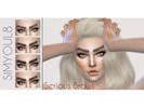 Sims 4 — SIMYOUL8 Serious Eyebrows by SIMYOUL8 — For SIMS4 Serious Brows are not for the faint of heart. lol 4 Colors