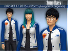 Sims 4 — 002 SKT T1 2015 uniform (League of Legends) MALE & FEMALE by xtarantallegrax — 25 swatches standalone