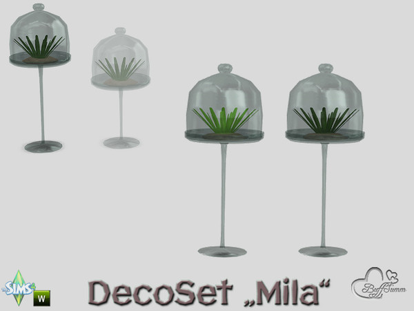 Sims 4 — Mila DecorSet Plant in Glas v1 by BuffSumm — Is there any way to cross borders between differnt worlds? With