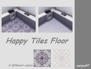 Sims 4 — Happy Tiles Floor by matjos972 — A nice patterned floor that fits perfectly for bathrooms and kitchens.