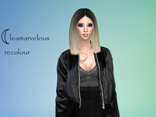 Sims 4 — Recolour of Nightcrawler's Antonette Hair - mesh needed by LeaMarvelous — My first recolour of this beautiful