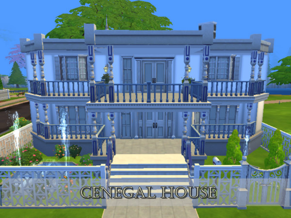 Sims 4 — CenegalHouse by HarmonizerSim — This home is perfect for that a couple who want to live a good life! 